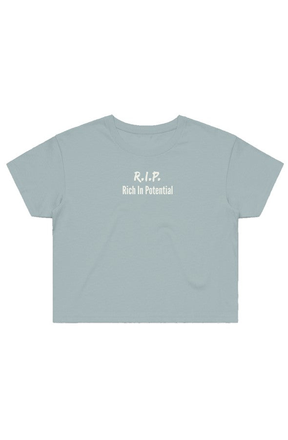 Unapologetic Crop Tee - RIP
