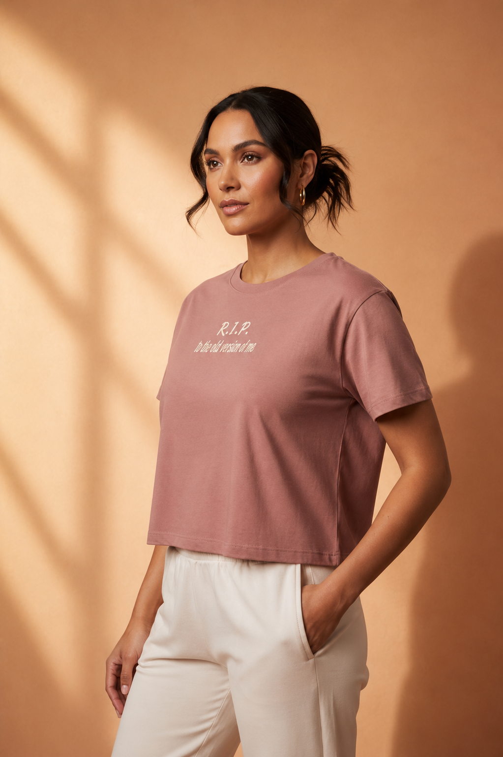 Unapologetic Crop Tee - RIP