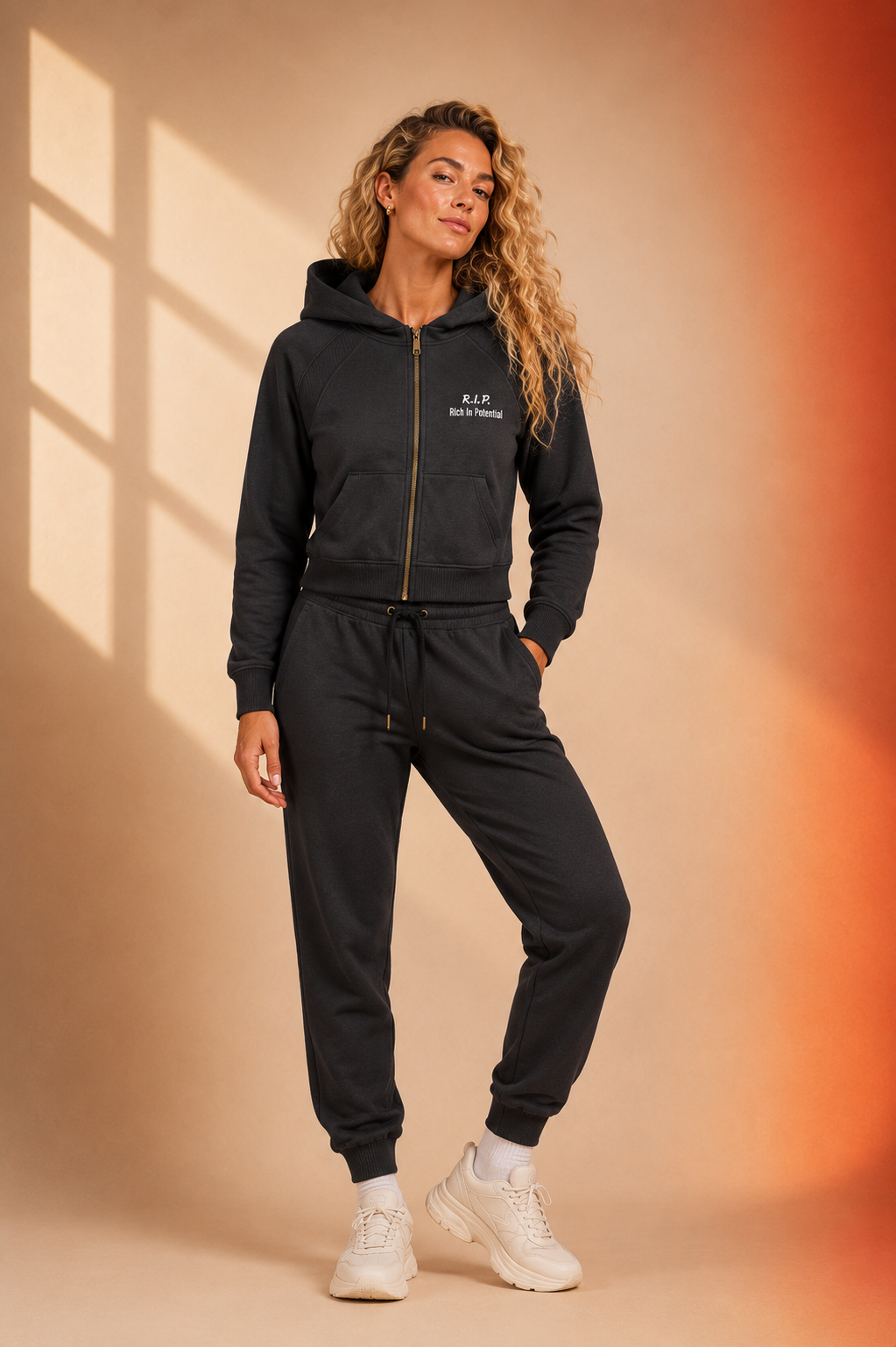 Limitless Crop Hoodie - Rich in Potential