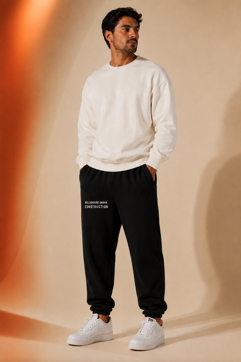 Certainty Men's Joggers - Millionaire Under Construction