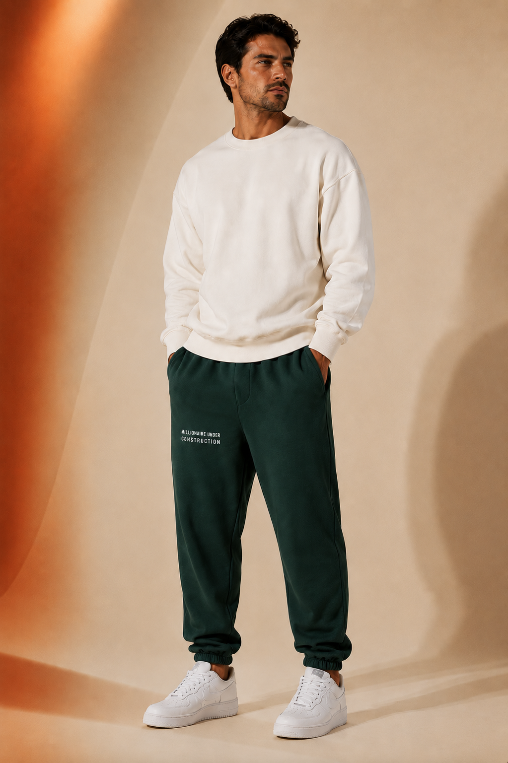 Certainty Men's Joggers - Millionaire Under Construction