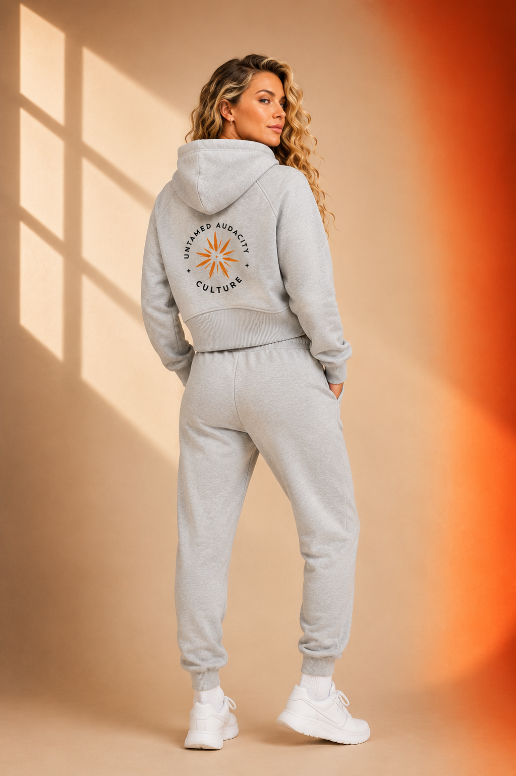 Limitless Crop Hoodie - Millionaire Under Con$truction